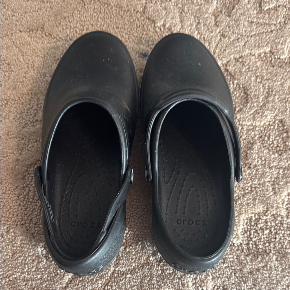 CROCS Black Water Shoes Slip-On Comfort
